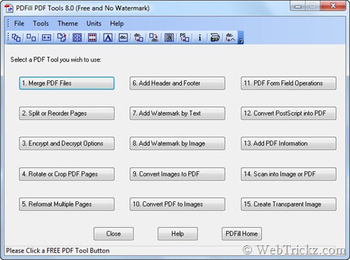 PDFill PDF Tools_15 darmowych narzędzi pdf