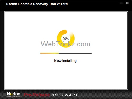 Narzędzie Norton Bootable Recovery Tool