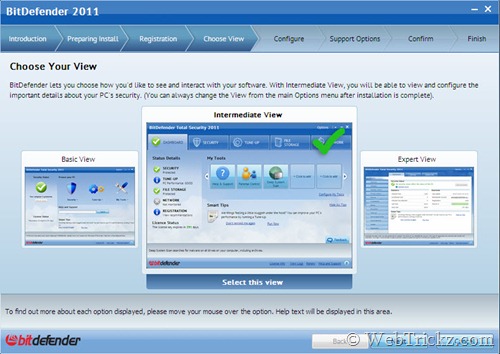 BitDefender 2011 choose_view