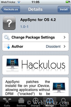 AppSync dla OS 4.2