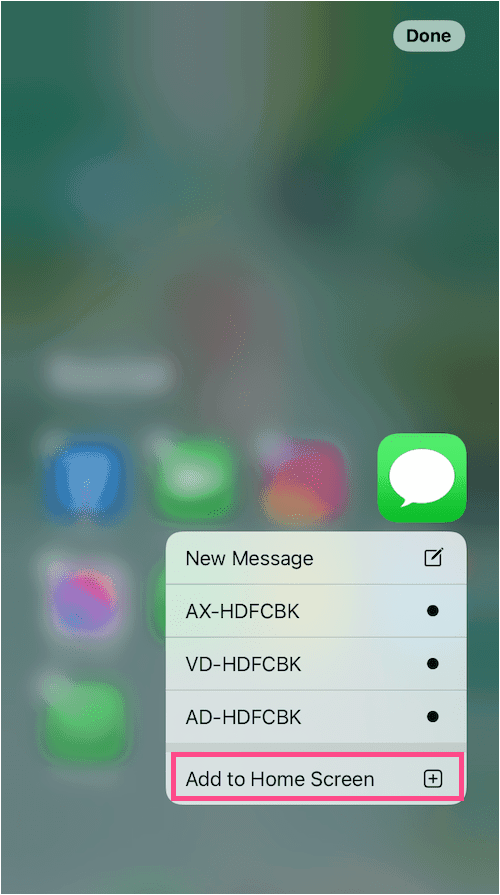 umieść ikonę wiadomości z powrotem na ekranie głównym iPhone'a w iOS 14