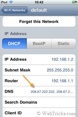 Ustawienia DNS
