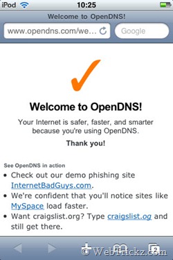 OpenDNS działa