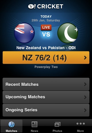 Yahoo! Cricket_matches