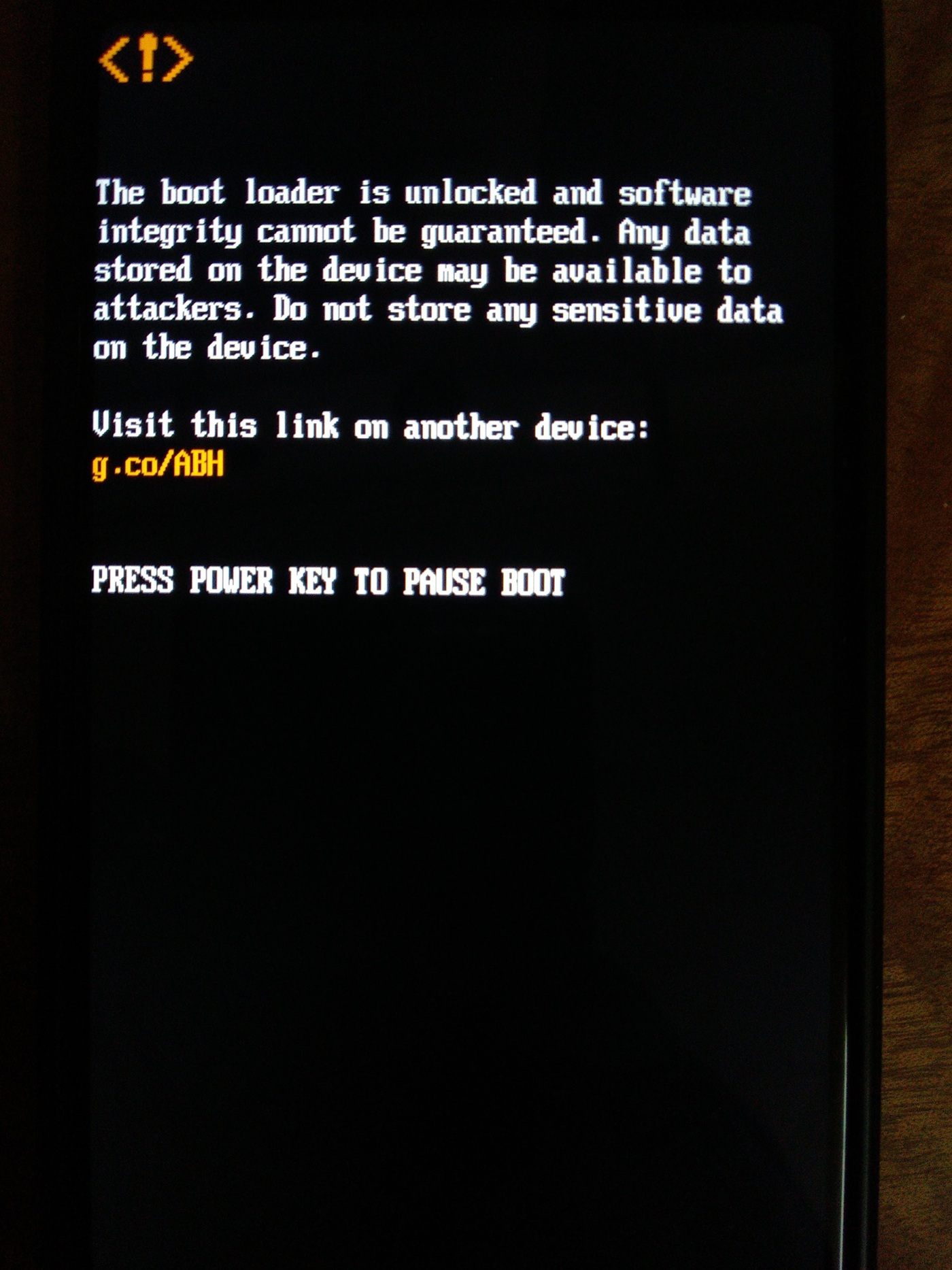 Odblokowany Bootloader