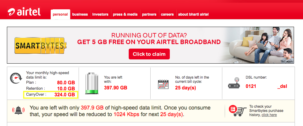 Airtel Smartbytes