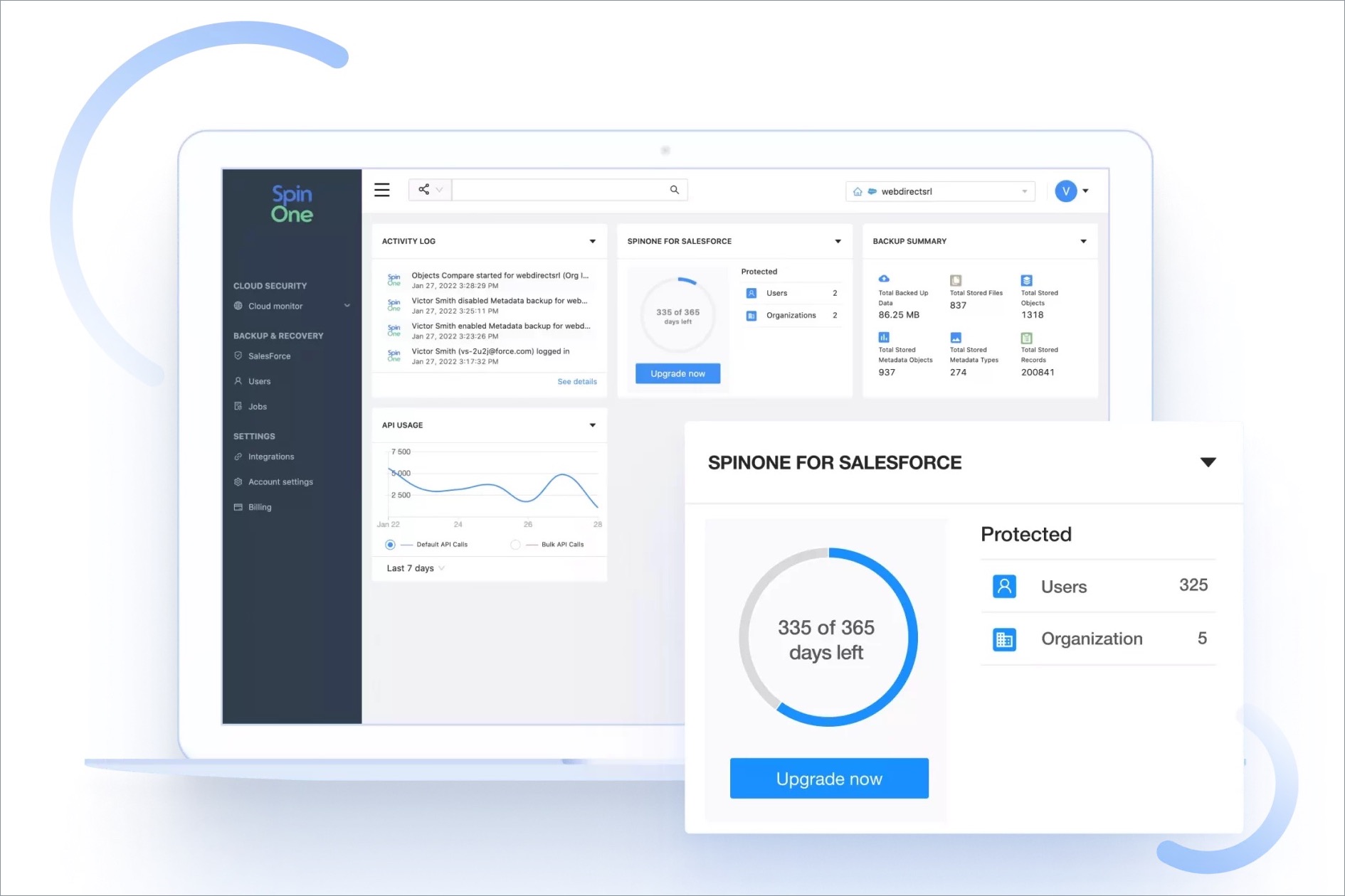 korzystanie z spinone w celu ochrony danych salesforce