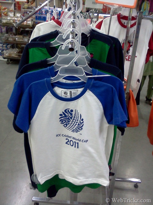 ICC CWC 2011 Tee_kids