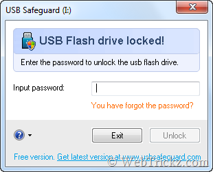 Safeguard USB - odblokowanie napędu flash