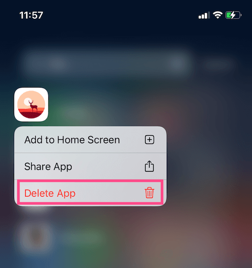 usuwanie aplikacji z biblioteki aplikacji w systemie ios 14