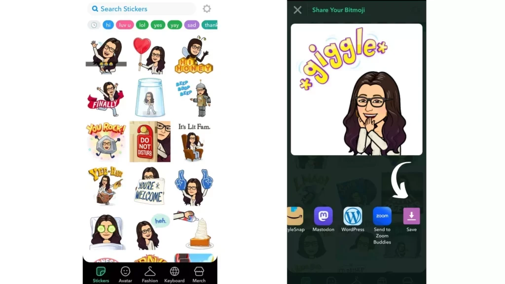 Kroki: Jak umieścić Bitmoji na WhatsApp na iPhone?