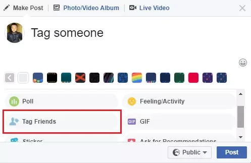 Jak oznaczyć kogoś na Facebooku
