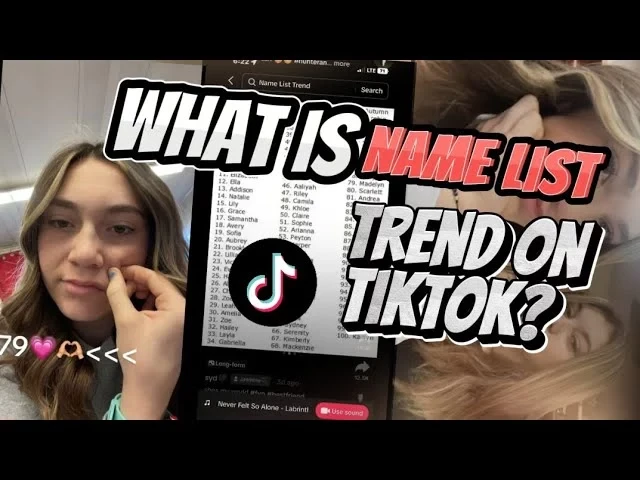 Jaka jest lista nazw trendów na TikTok