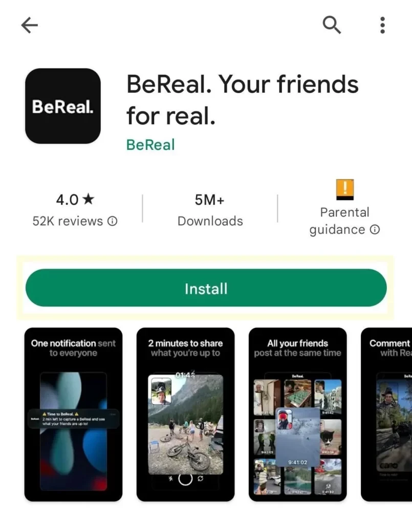 Dlaczego aplikacja My BeReal ciągle się usuwa?
