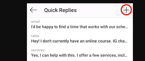 Jak korzystać z szybkich odpowiedzi na Instagramie?
