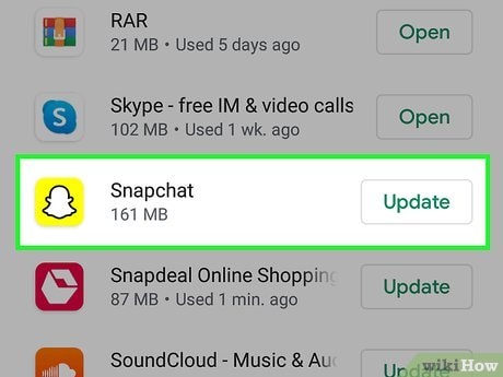 Aktualizacja snapchat; Jak załadować Snapchat dotknij, aby załadować błąd
