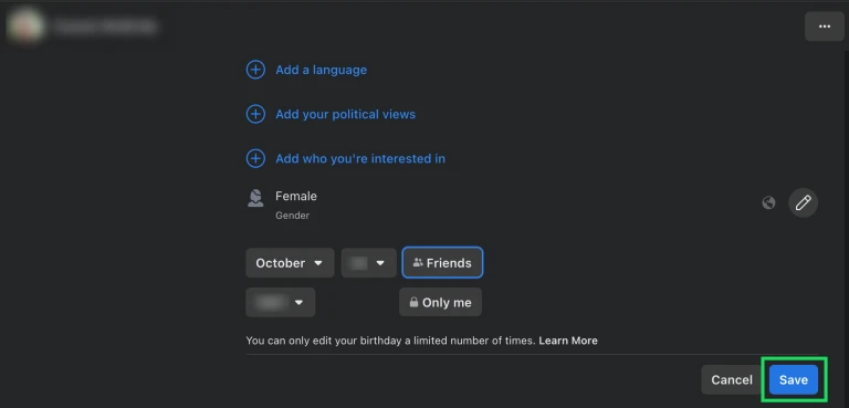 Jak wyłączyć urodziny na Facebooku