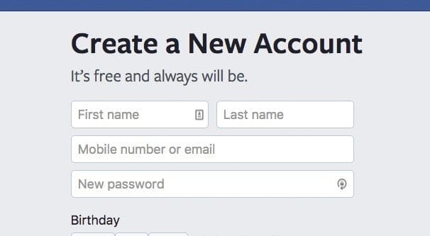Utwórz fałszywe konto - Jak wysyłać anonimowe wiadomości na Facebooku