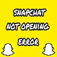 Snapchat się nie otwiera