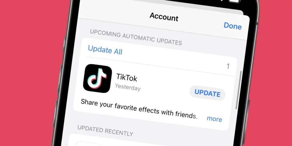 Sprawdź aktualizacje - inTikTok