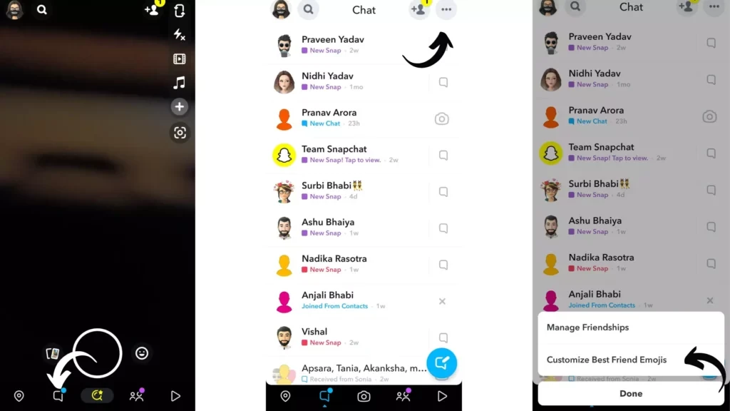 Kroki: Jak zmienić emotikony Snapchata bezpośrednio z sekcji czatu?