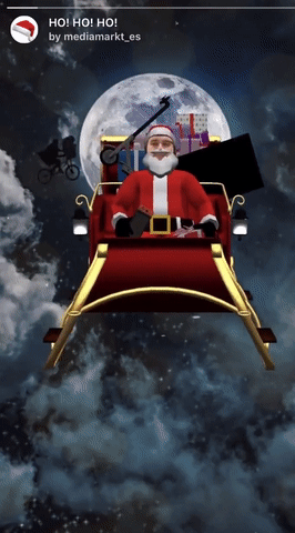 Santa Sleigh: świąteczne filtry na Instagram