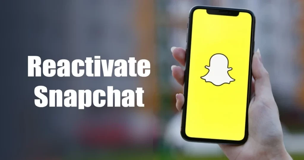 Jak długo trwa ponowna aktywacja Snapchata?