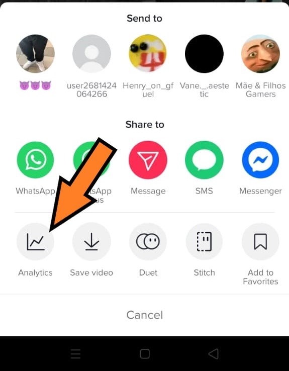 Ikona analityki na TikTok: jak dowiedzieć się, czy jesteś shadowbanned na TikTok
