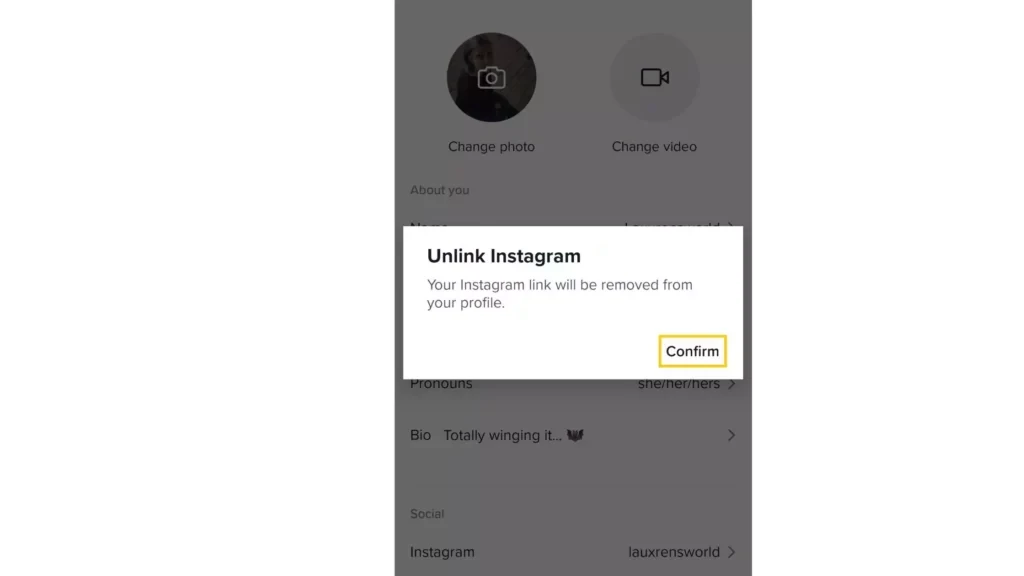 Jak odłączyć Instagram od TikTok