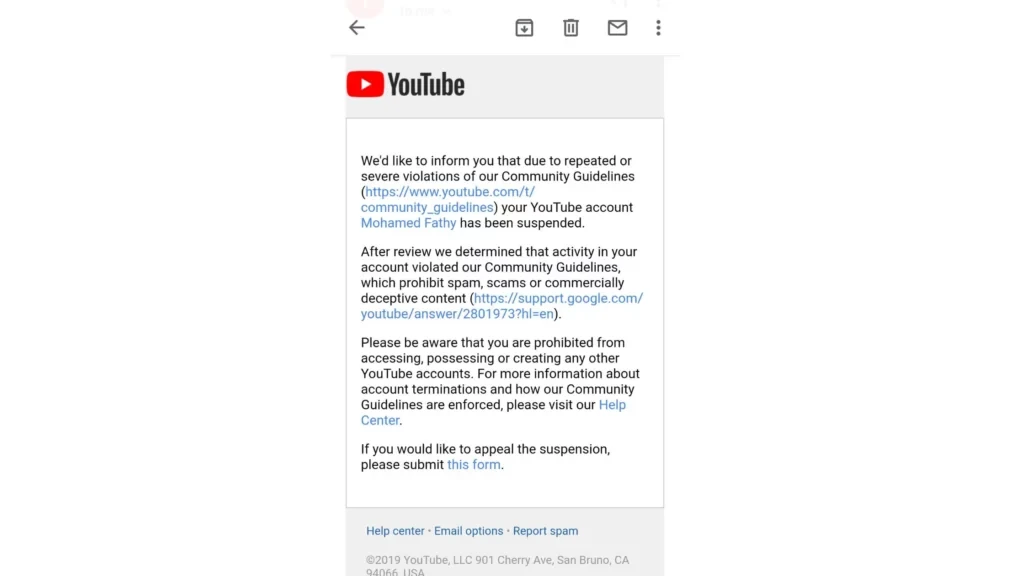 Jak odzyskać zawieszone konto YouTube?