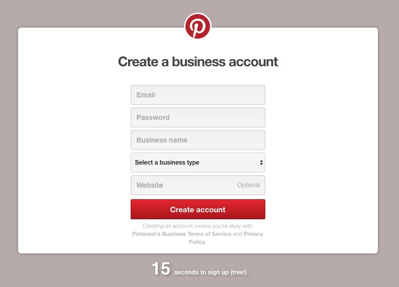 Jak sprzedawać na Pinterest: utwórz konto biznesowe