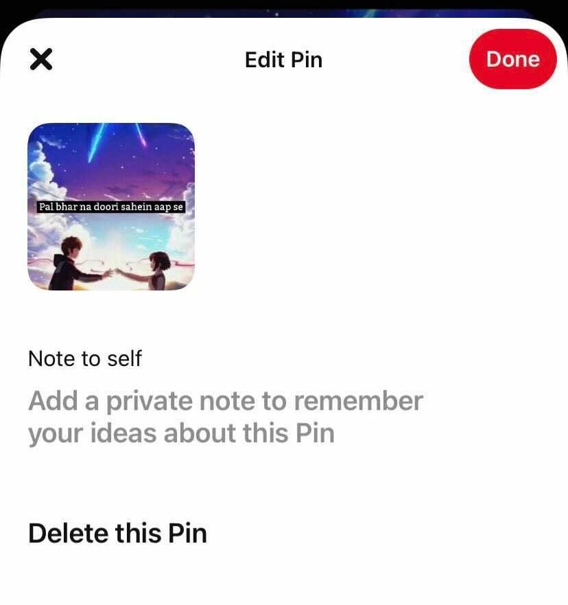 jak usunąć piny na Pinterest
