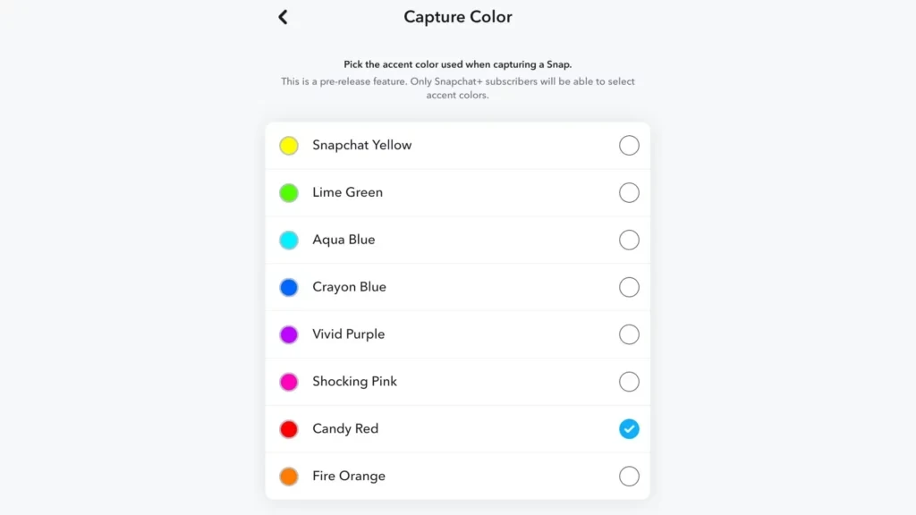 Jak zmienić kolor obramowania aparatu Snapchata