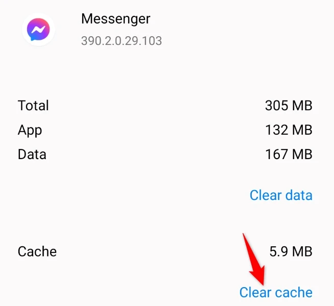 Aby naprawić niedziałający Facebook Messenger, wyczyść pamięć podręczną aplikacji