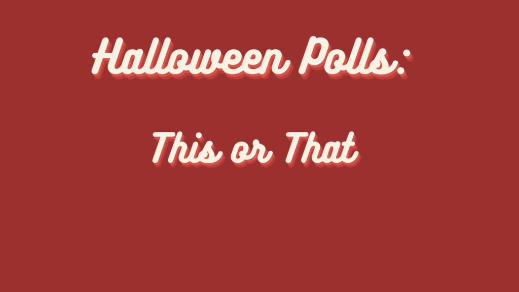 Halloweenowe ankiety na Instagram