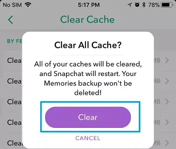 Powiadomienia Snapchata nie działają