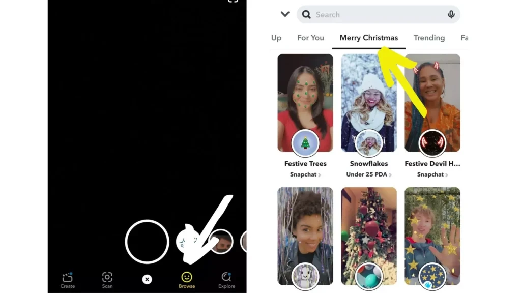 Jak uzyskać świąteczne filtry na Snapchacie