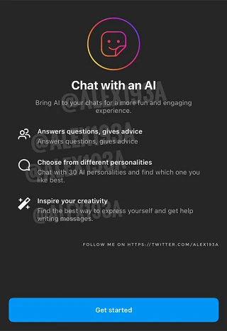 Jak korzystać z chatbota AI na Instagramie