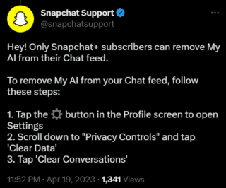 Jak odpiąć AI na Snapchacie bez Snapchata Plus?