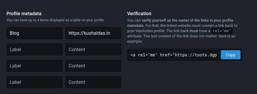 Jak skonfigurować profil Mastodon